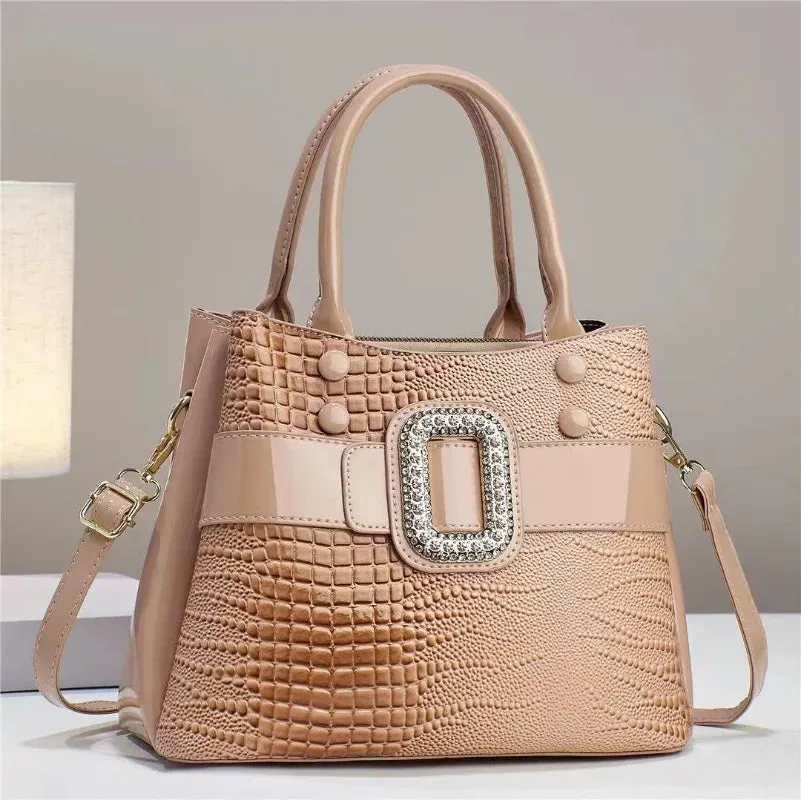 Advanced Crocodile Embossed Women's Crossbody Shoulder Bag