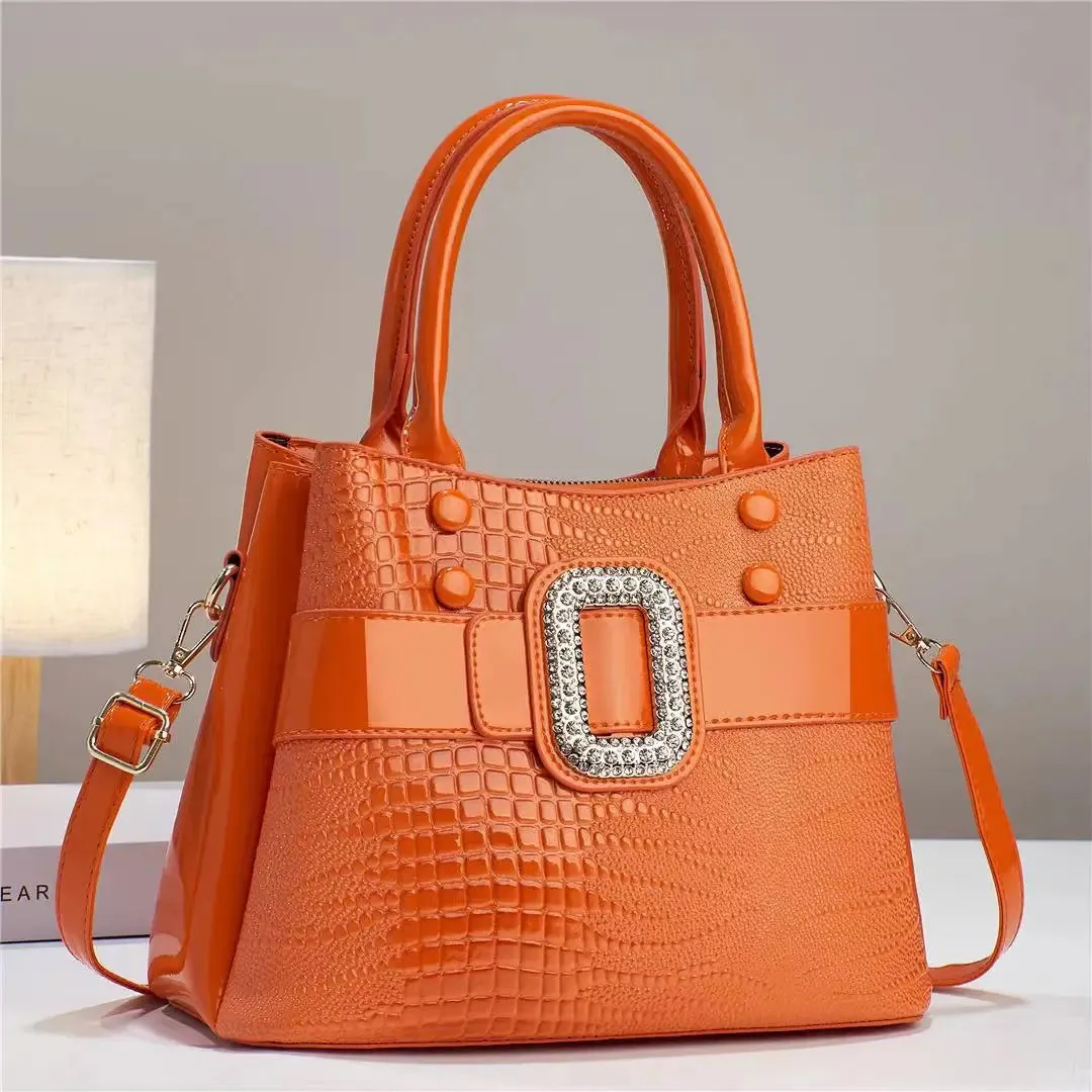 Advanced Crocodile Embossed Women's Crossbody Shoulder Bag