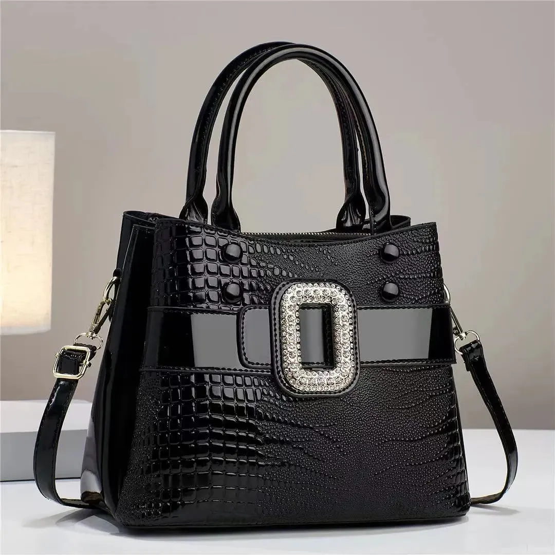 Advanced Crocodile Embossed Women's Crossbody Shoulder Bag