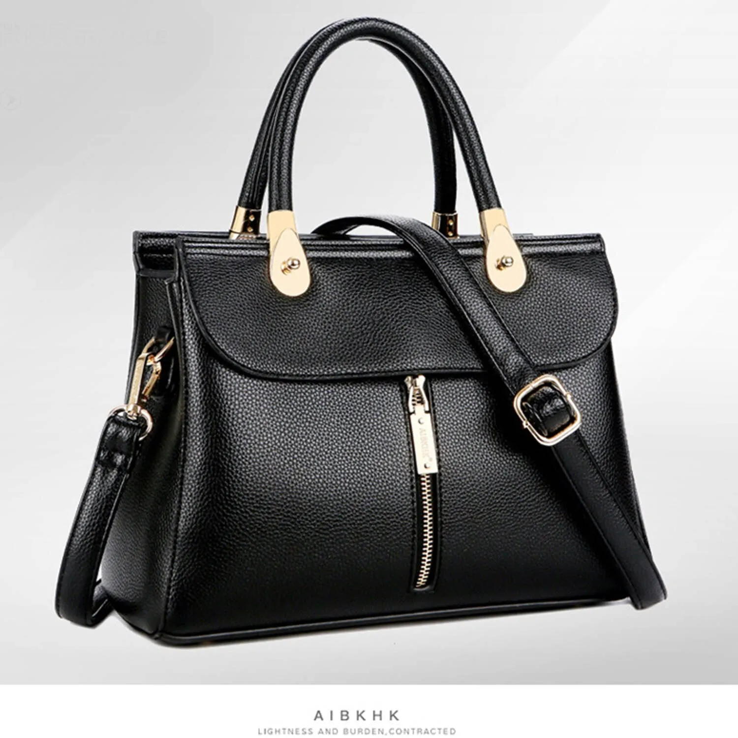 Aibkhk Fashion Women Handbags European Design Split Leather Lady Shoulder Bags Female Girl Brand Luxury Crossbody Bag