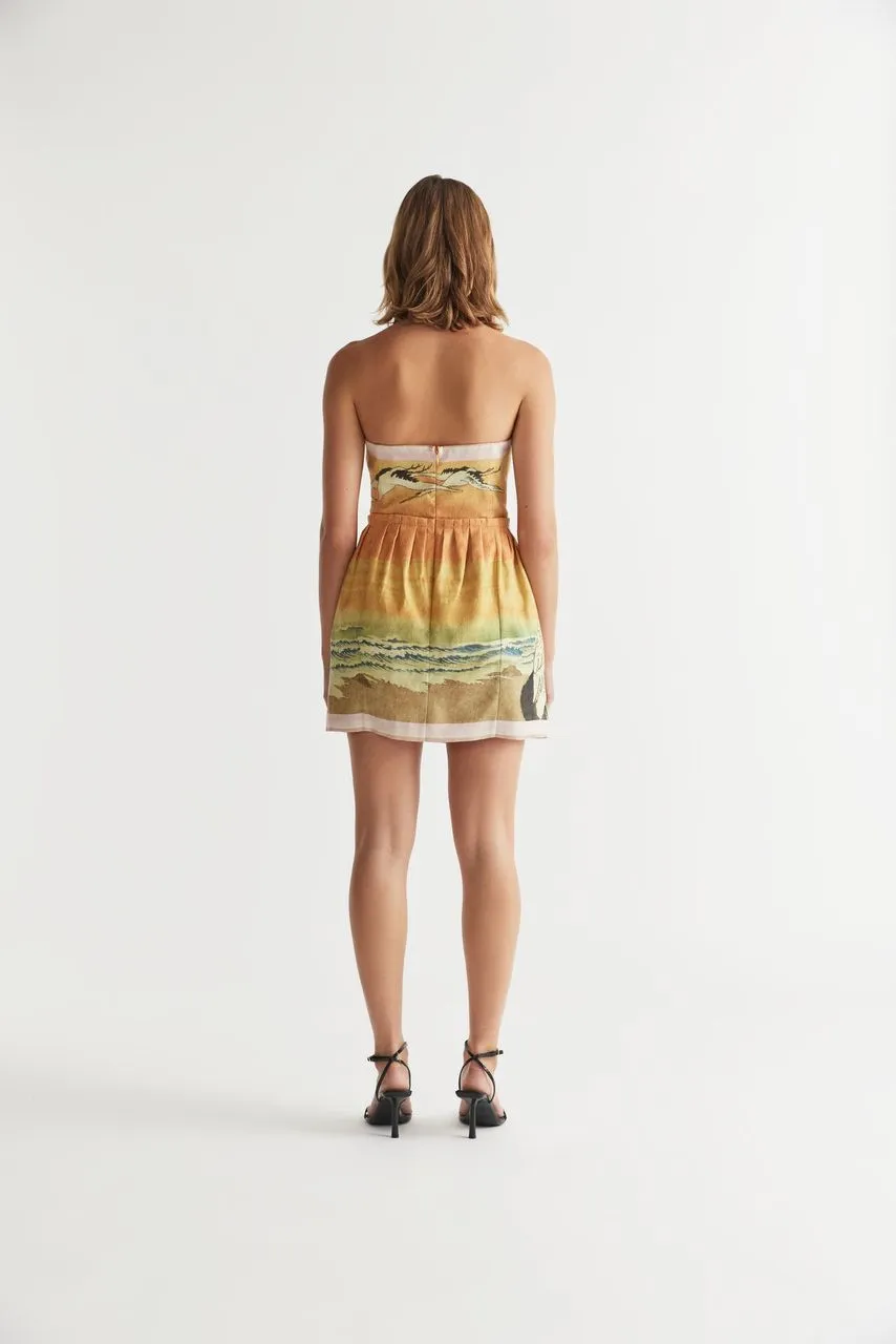 Antipodean Wabi Sabi Bodice Dress in Pastel