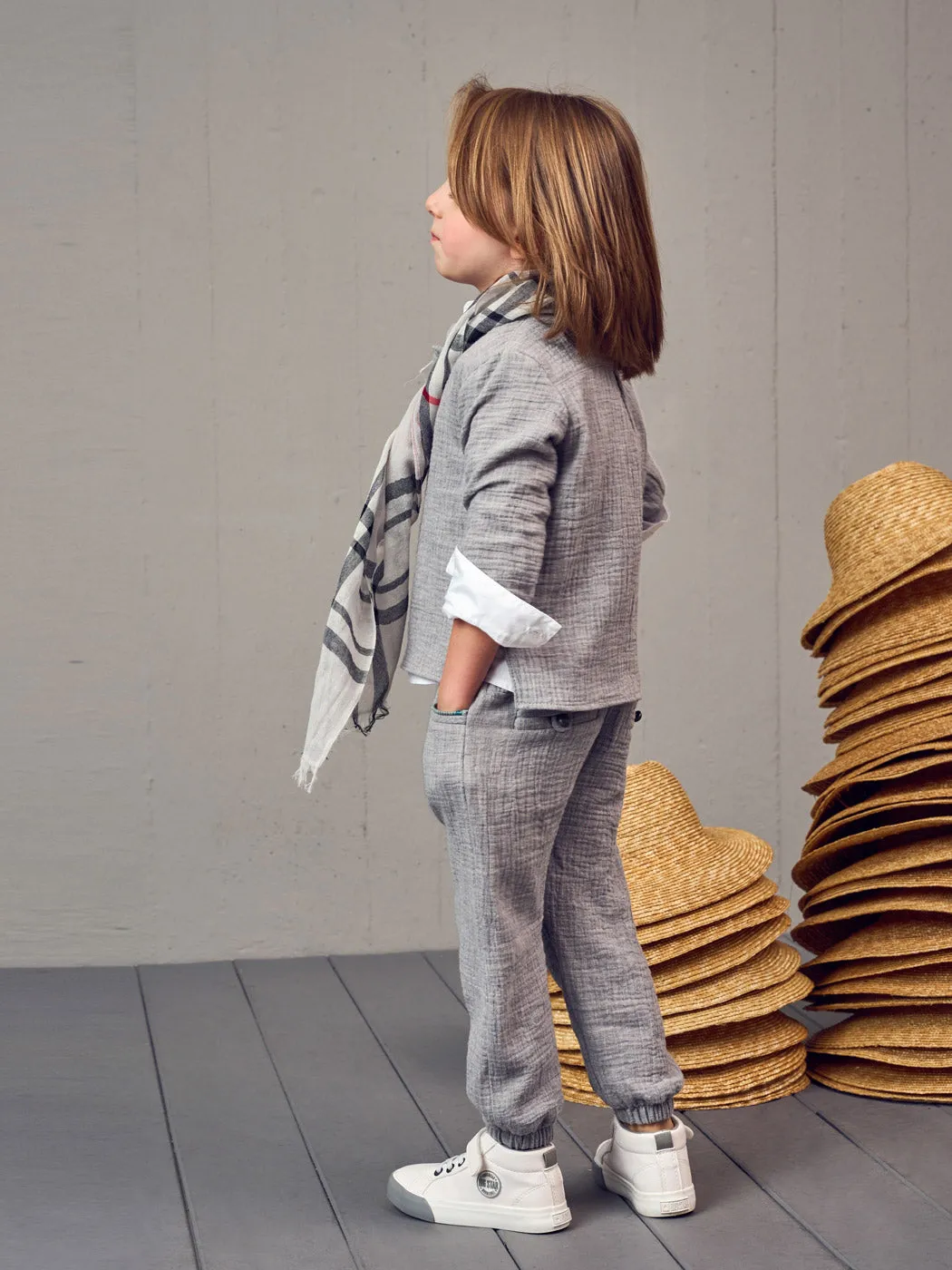 Boy's outfit 4pcs in boho style - ZORZE