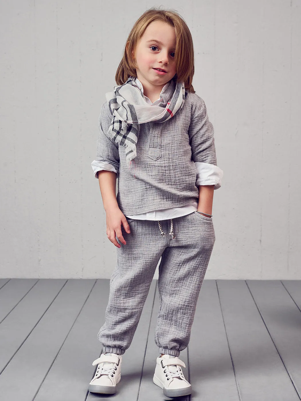 Boy's outfit 4pcs in boho style - ZORZE