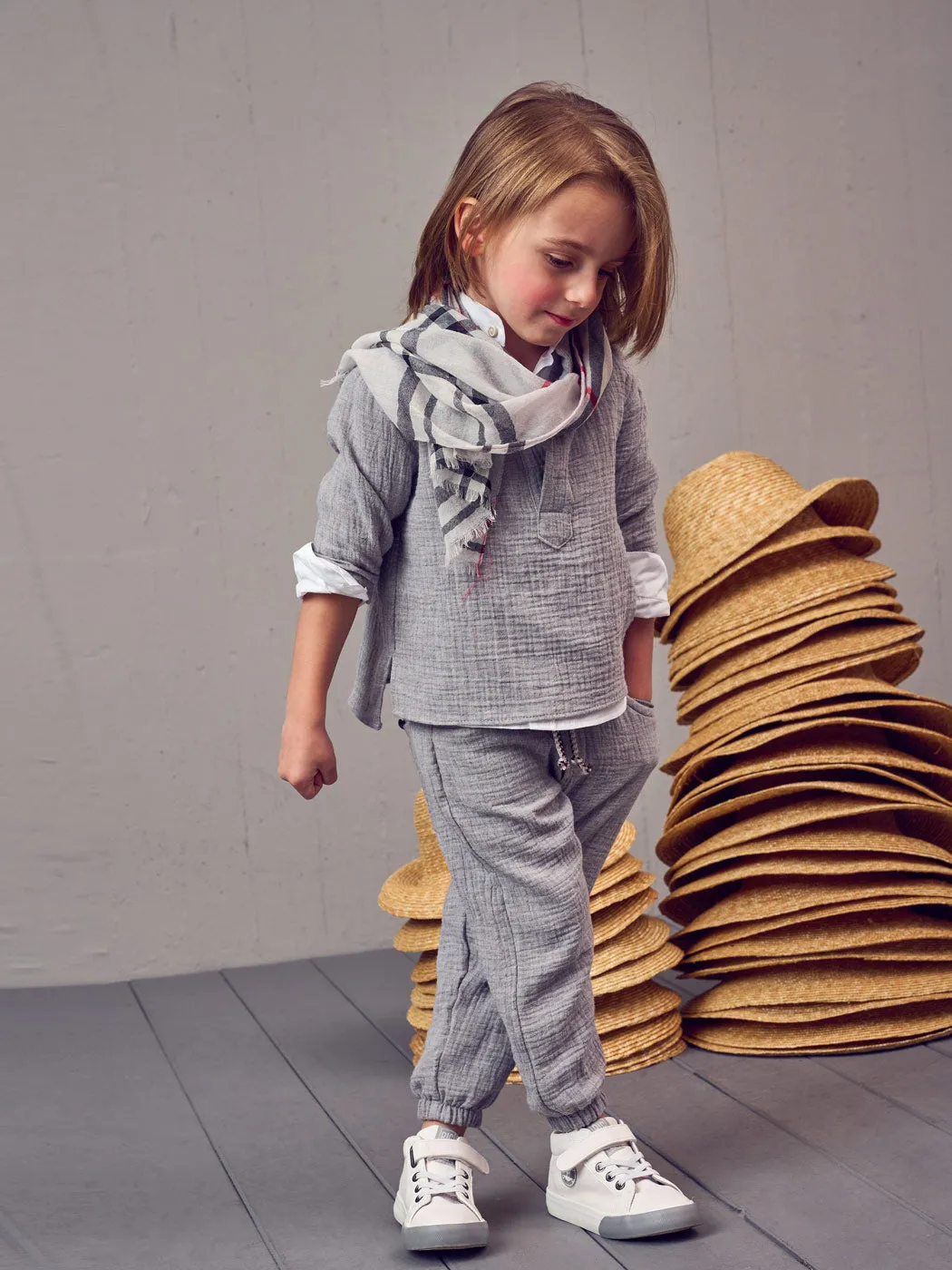Boy's outfit 4pcs in boho style - ZORZE