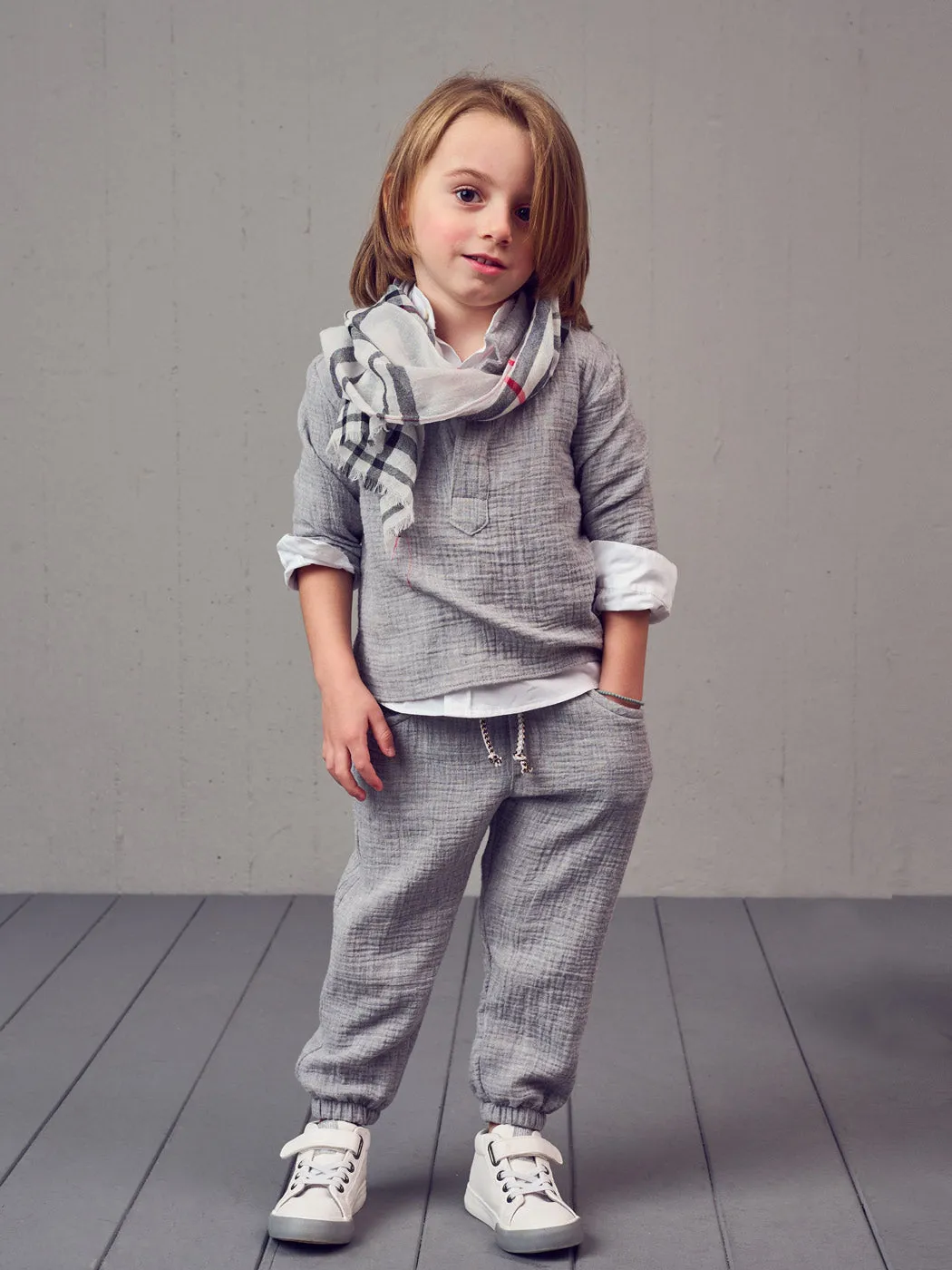 Boy's outfit 4pcs in boho style - ZORZE