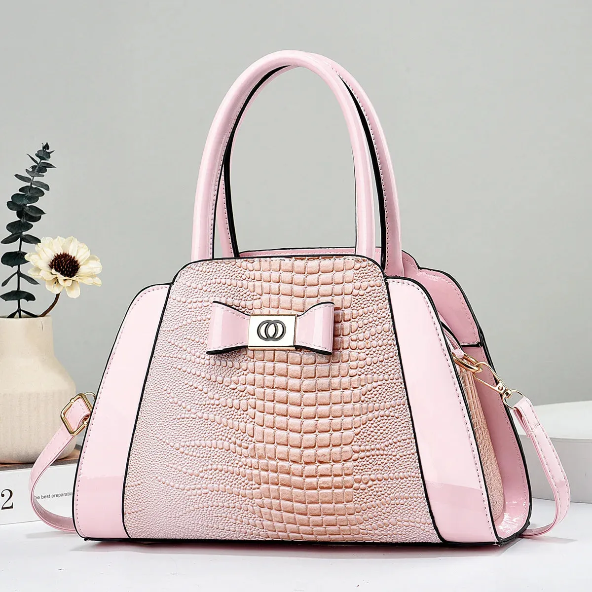 Designer Luxury  Crocodile Pattern Handbags for Women  Decoration Popular Shoulder Bag