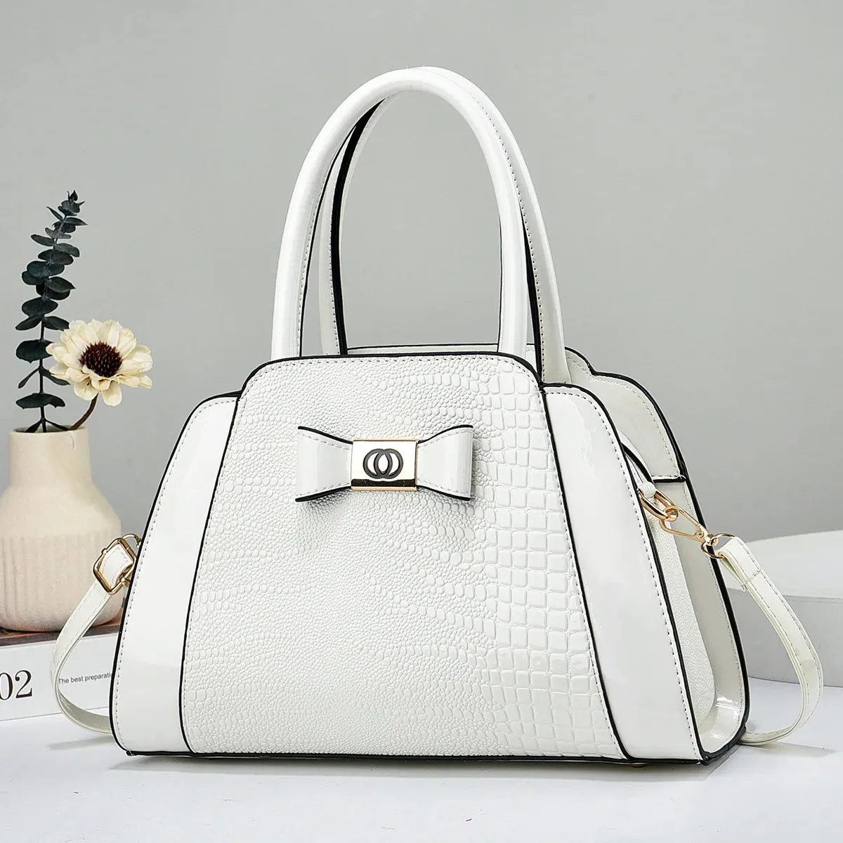Designer Luxury  Crocodile Pattern Handbags for Women  Decoration Popular Shoulder Bag