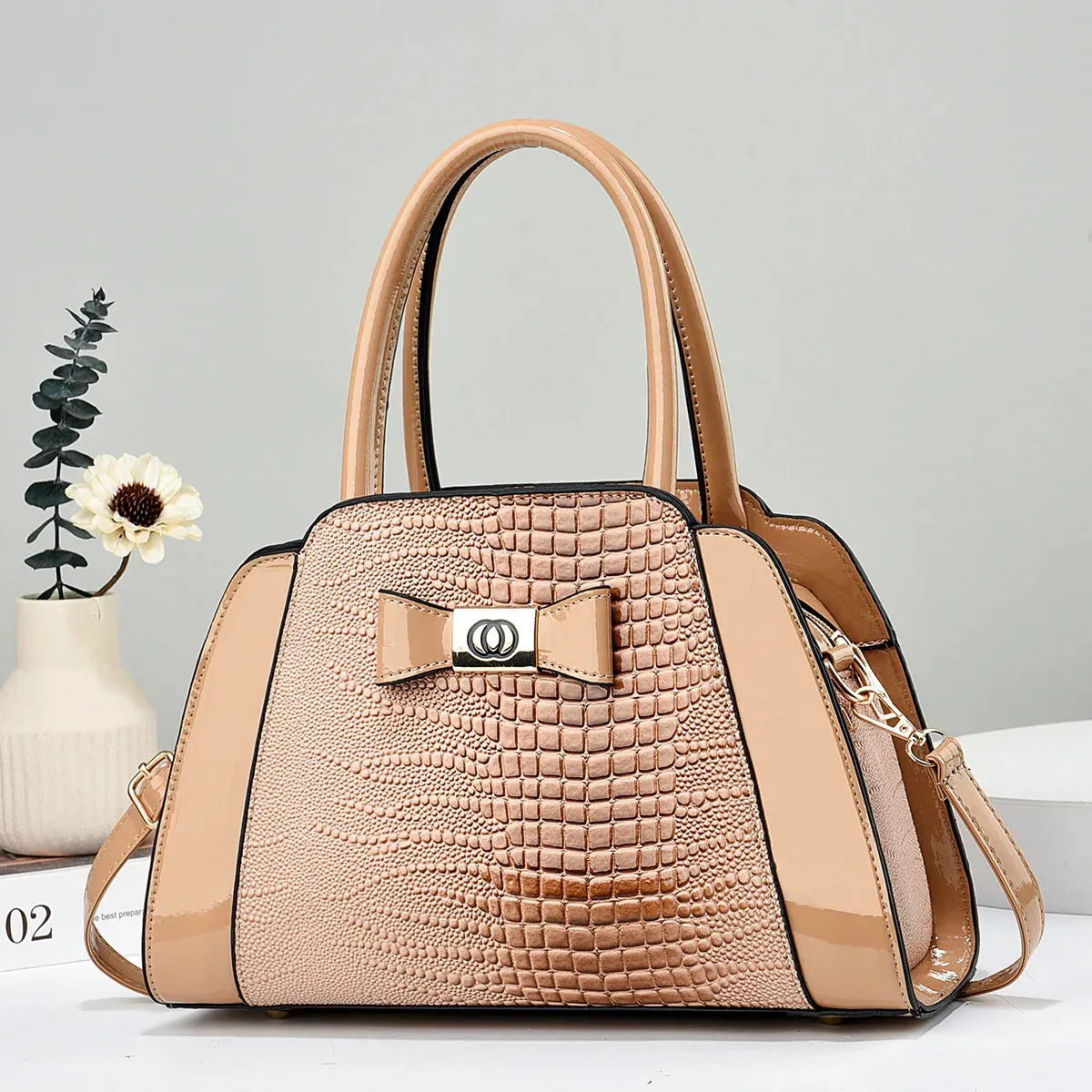 Designer Luxury  Crocodile Pattern Handbags for Women  Decoration Popular Shoulder Bag