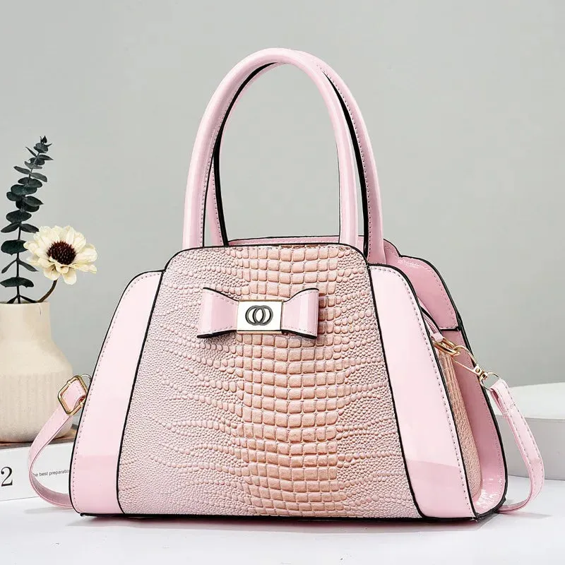 Designer Luxury  Crocodile Pattern Handbags for Women  Decoration Popular Shoulder Bag