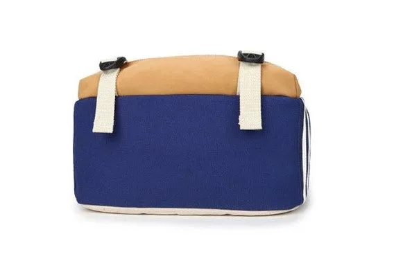 Female Canvas Striped Printing Backpack