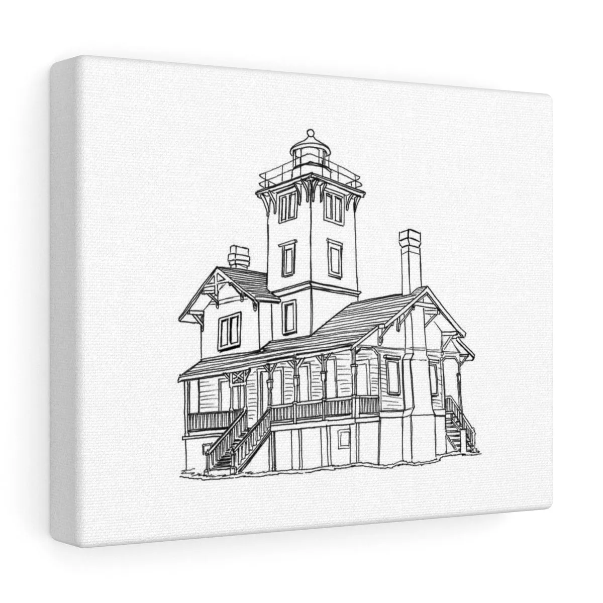 Hereford Inlet Light-Canvas Gallery Wraps