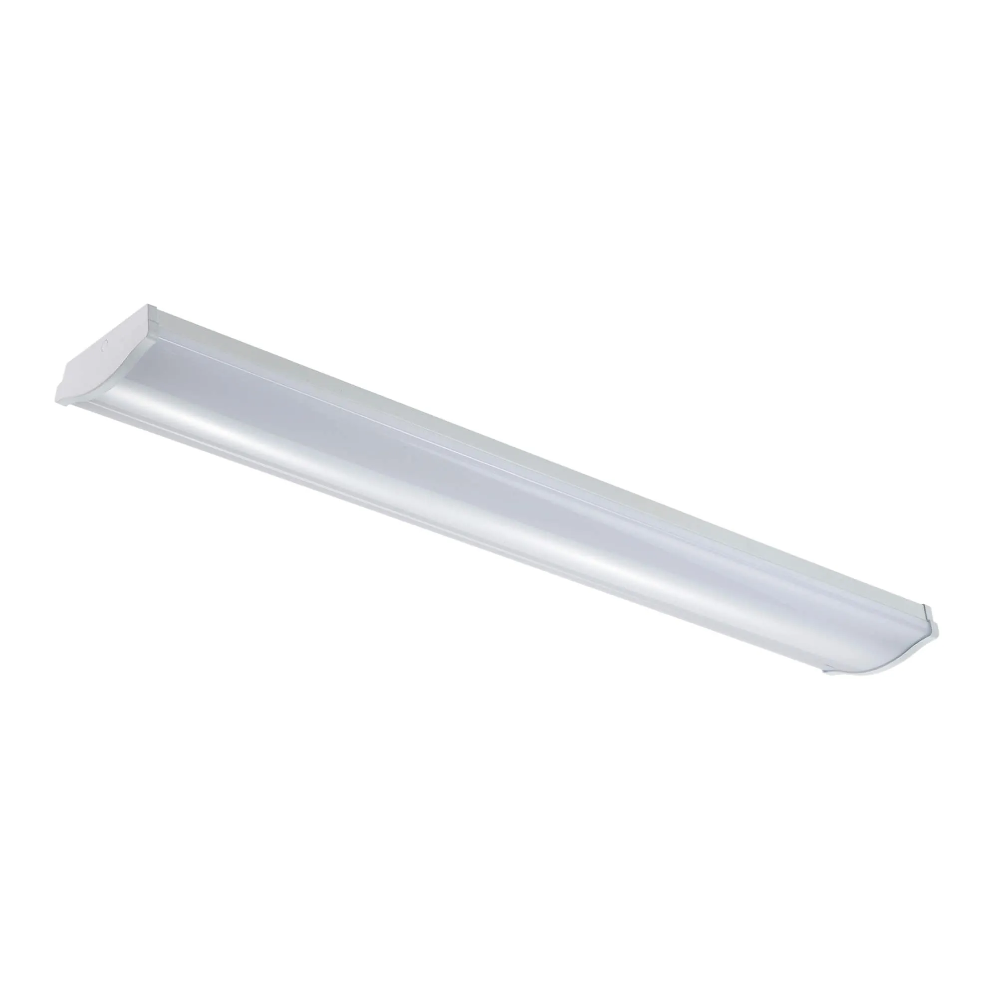 LED wraparound light 2ft 4ft 8ft 2860 to 10400 lumen CCT and watt selectable 120-277V 0-10V dimming Emergency back and sensor control ready