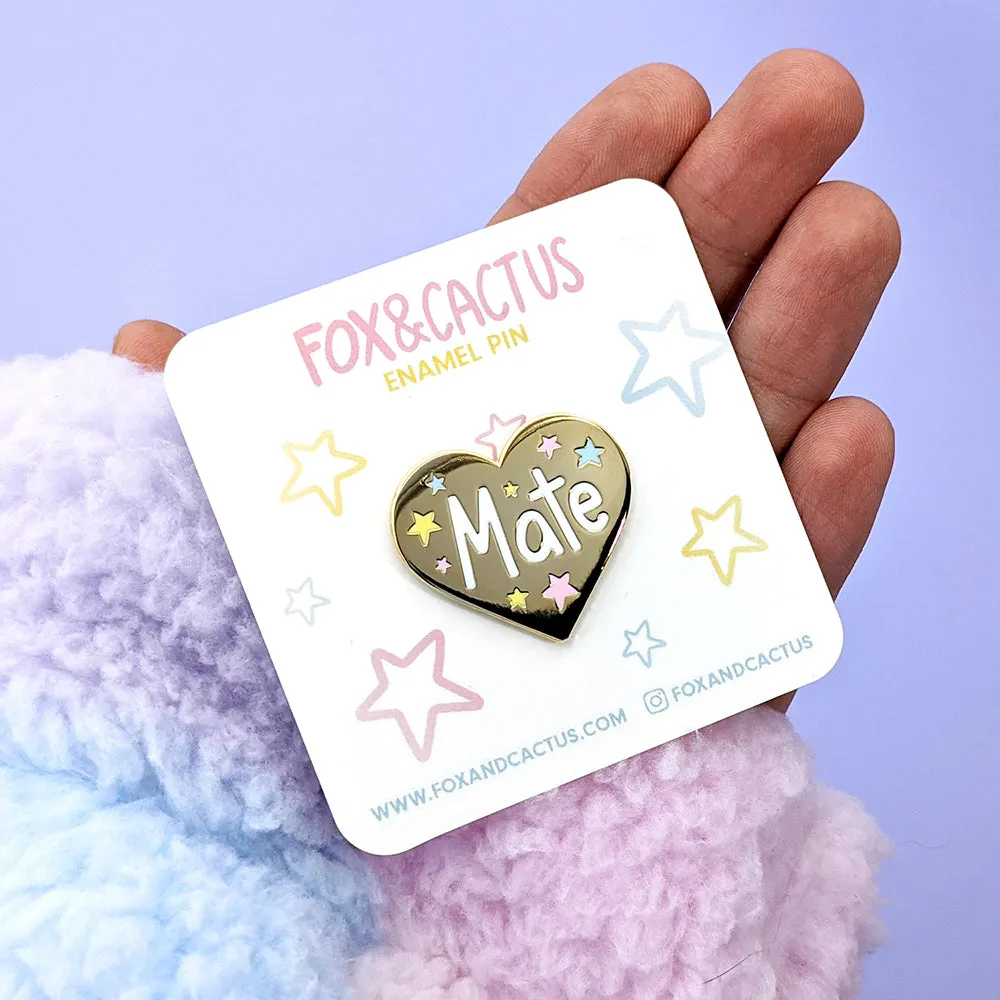 Mate (Pastel Stars) Enamel Pin