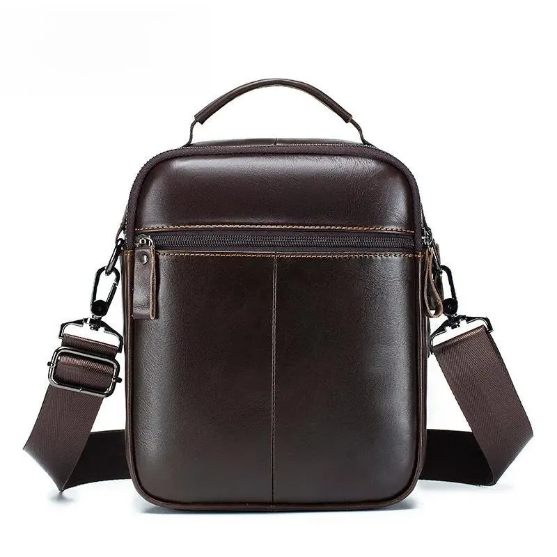 New Handbag Original leisure shoulder bag husband 100% cowhide luxury design messenger bag