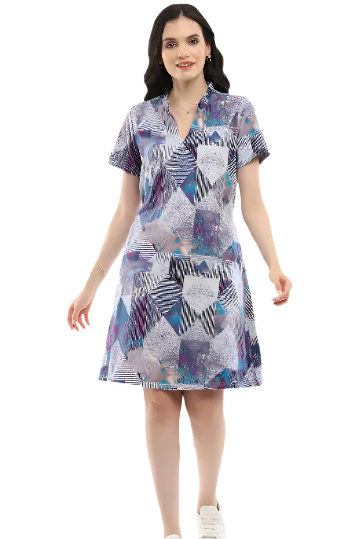 Parsley & Sage Maida Short Sleeve Dress
