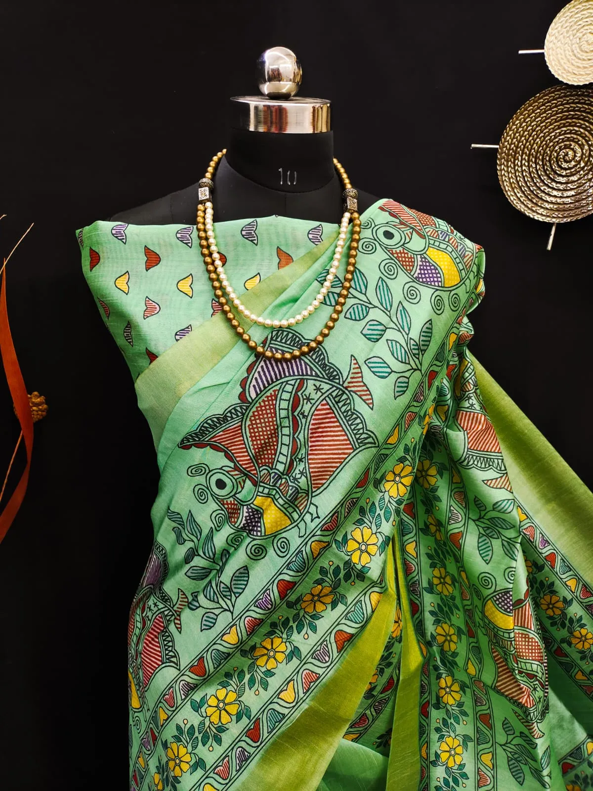 Party Wear Soft Tussar Silk Saree