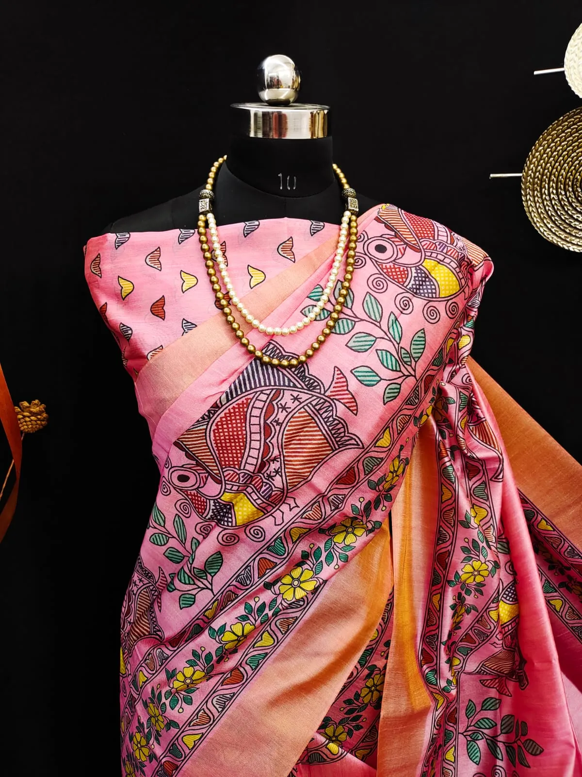 Party Wear Soft Tussar Silk Saree
