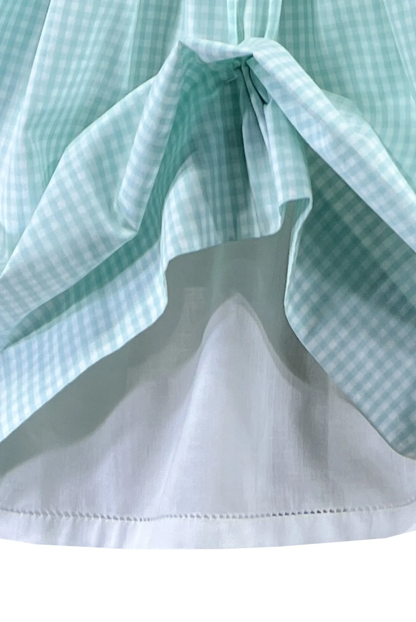 Pastel Green Lagoon Smocked Dress