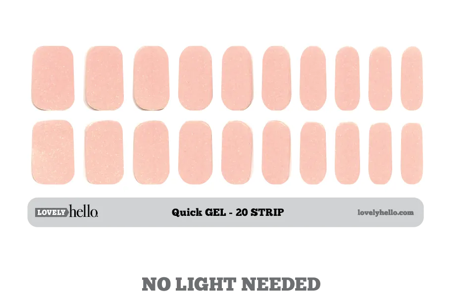 Peachy Mint Quick Gel Nail Wraps