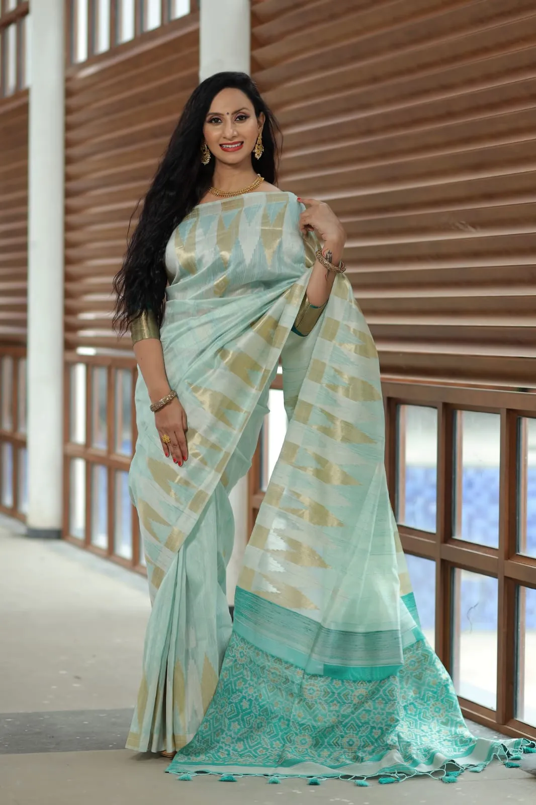 Pure Tussar Silk Weaving saree Soft Silk Sarees