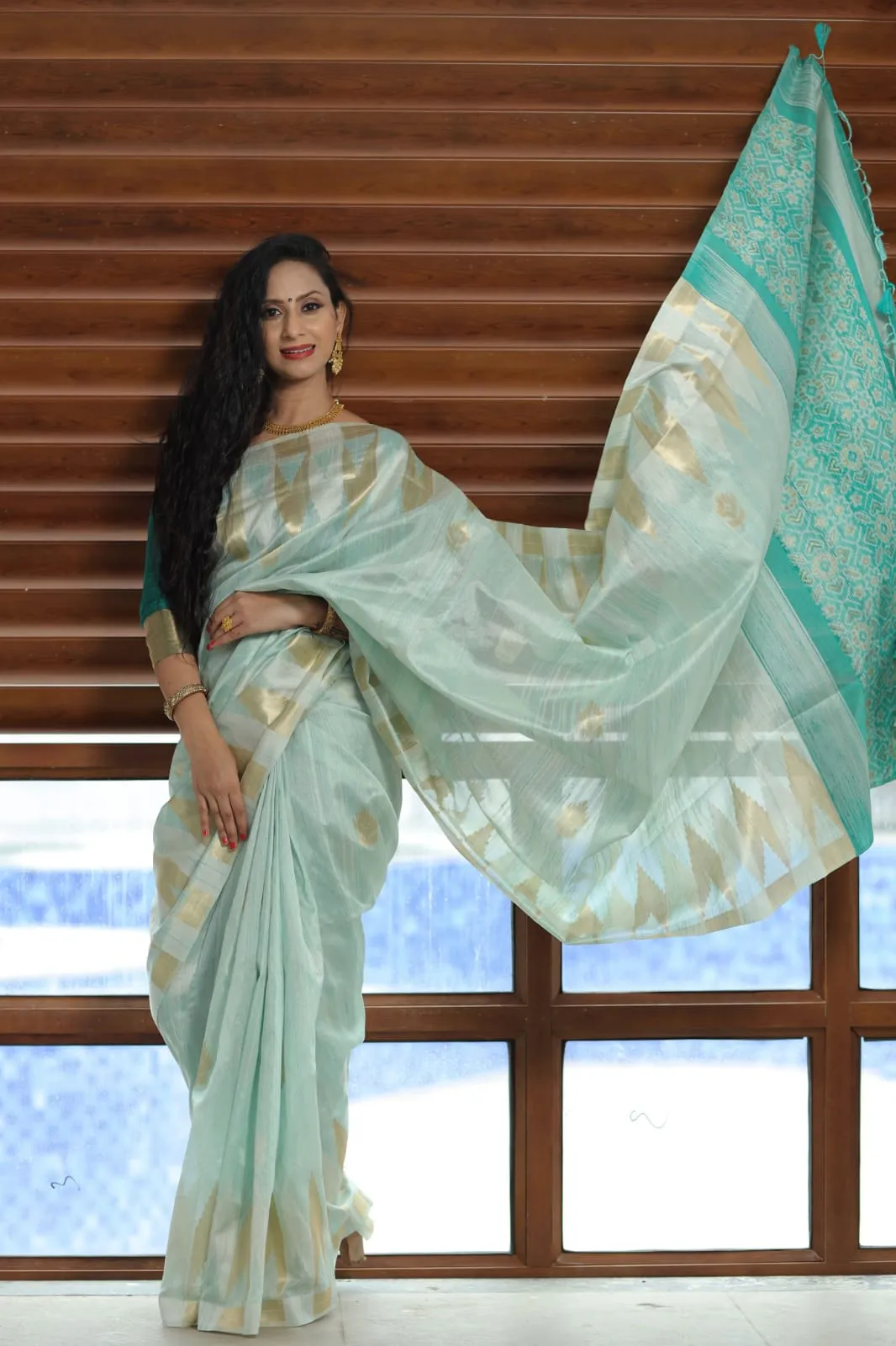 Pure Tussar Silk Weaving saree Soft Silk Sarees