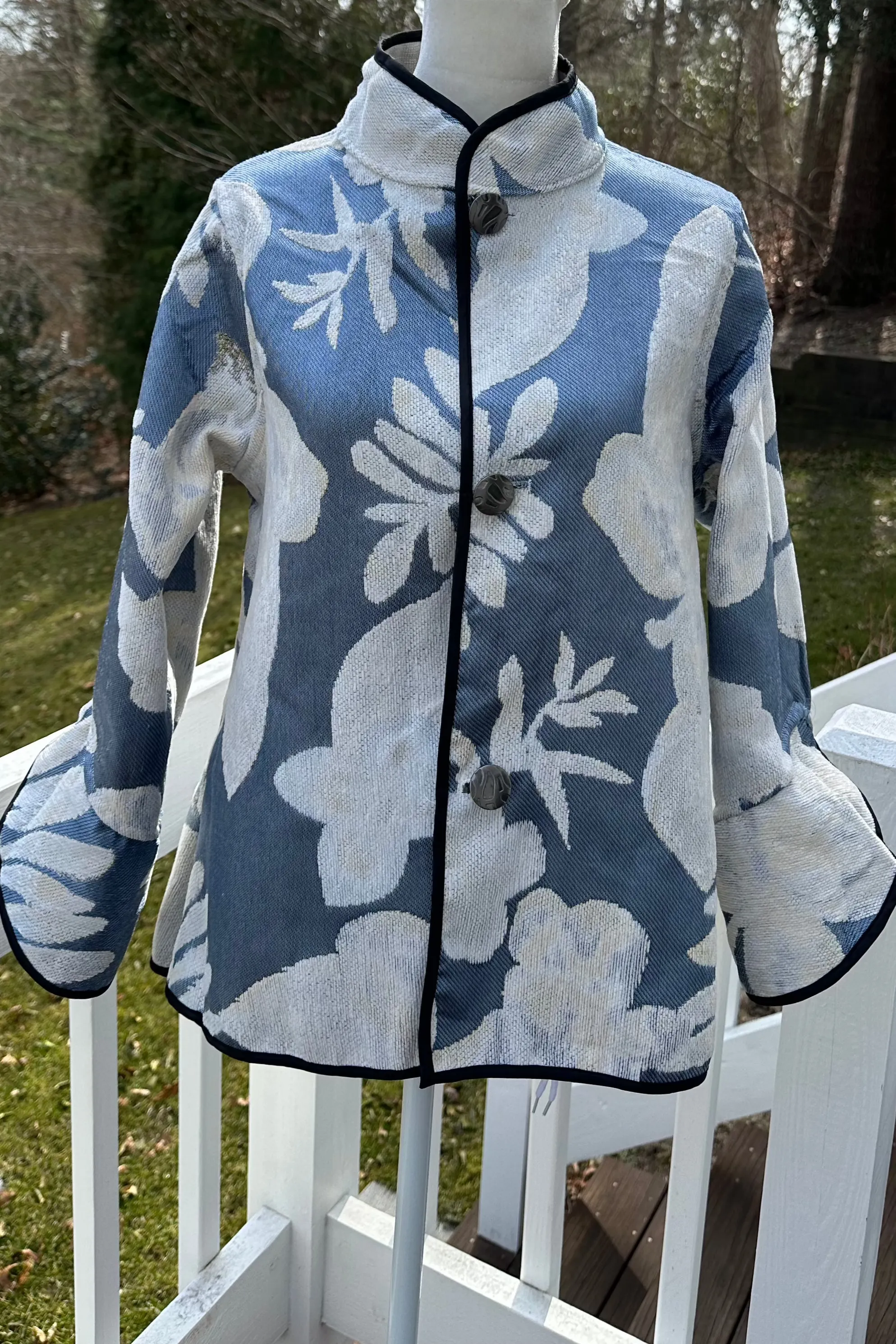 Reversible Short Tapestry Jacket