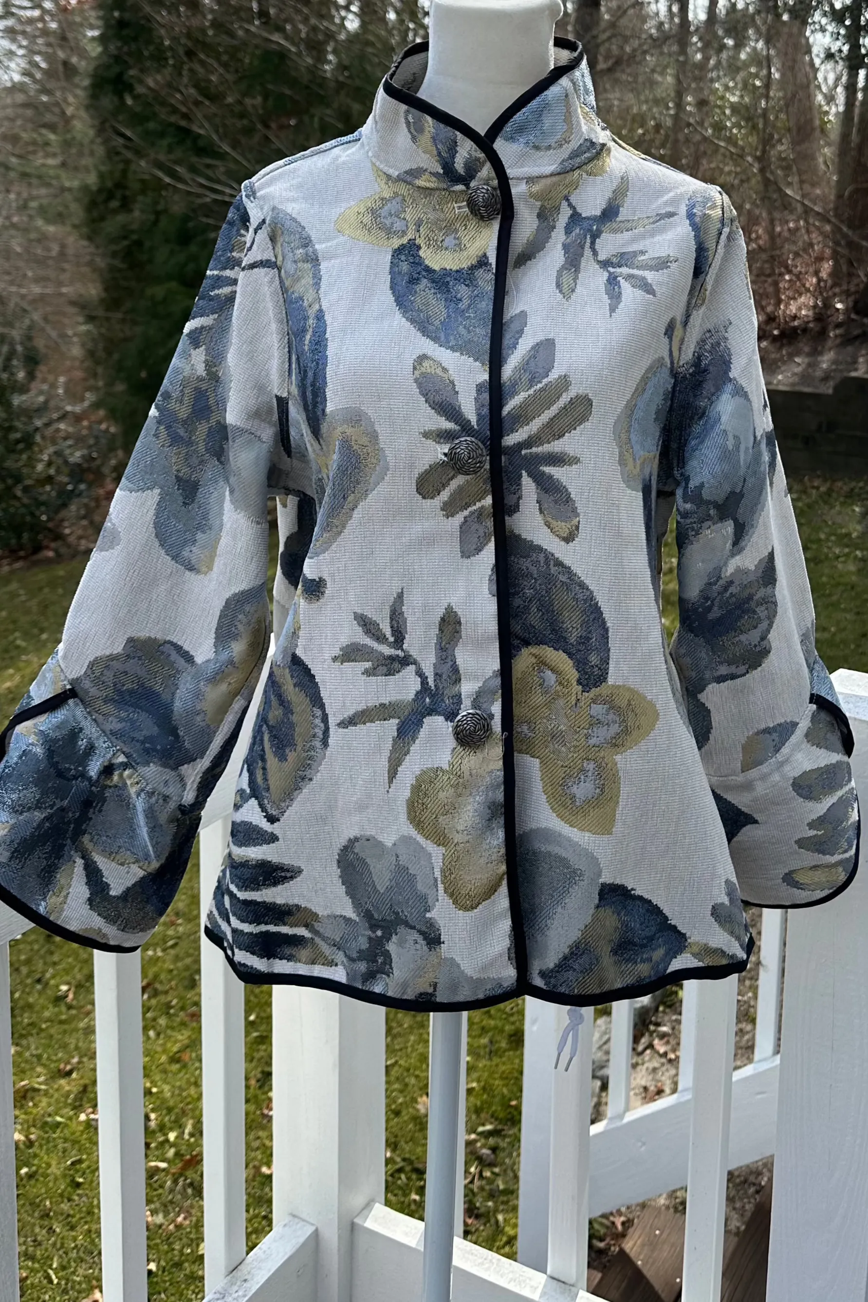 Reversible Short Tapestry Jacket