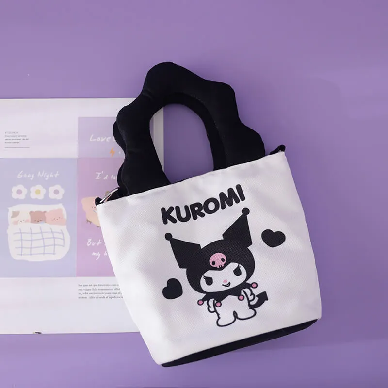 Sanrio Canvas Bag With Soft Cloud Strap