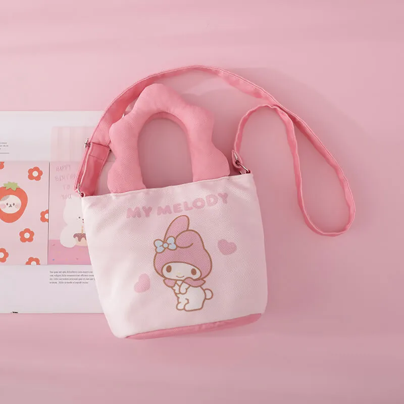 Sanrio Canvas Bag With Soft Cloud Strap