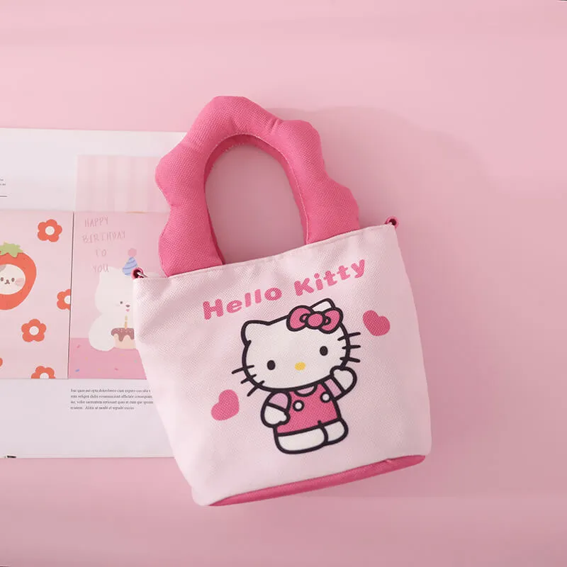 Sanrio Canvas Bag With Soft Cloud Strap