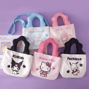 Sanrio Canvas Bag With Soft Cloud Strap
