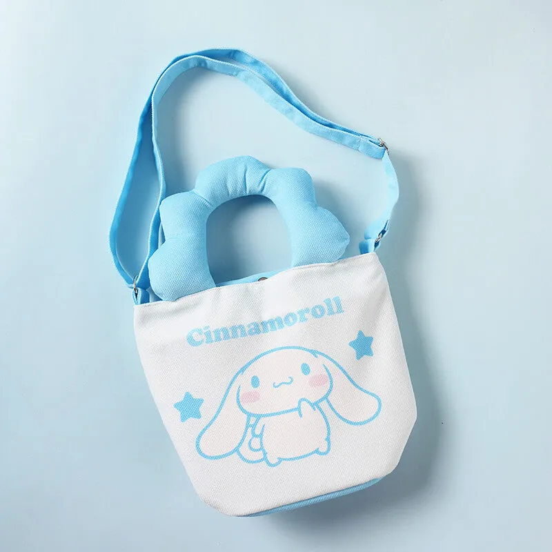 Sanrio Canvas Bag With Soft Cloud Strap
