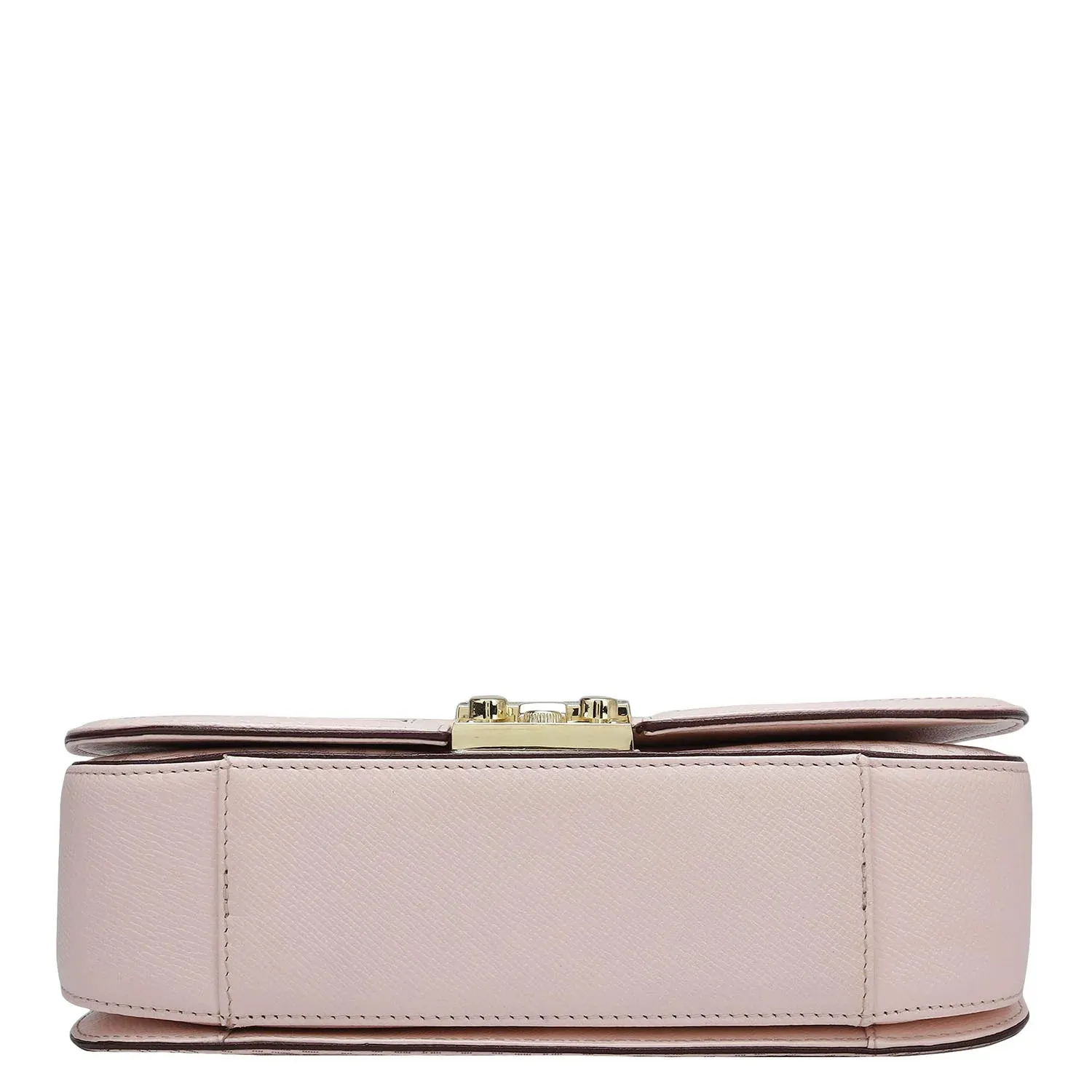 Small Monogram Franzy Leather Satchel - Blush