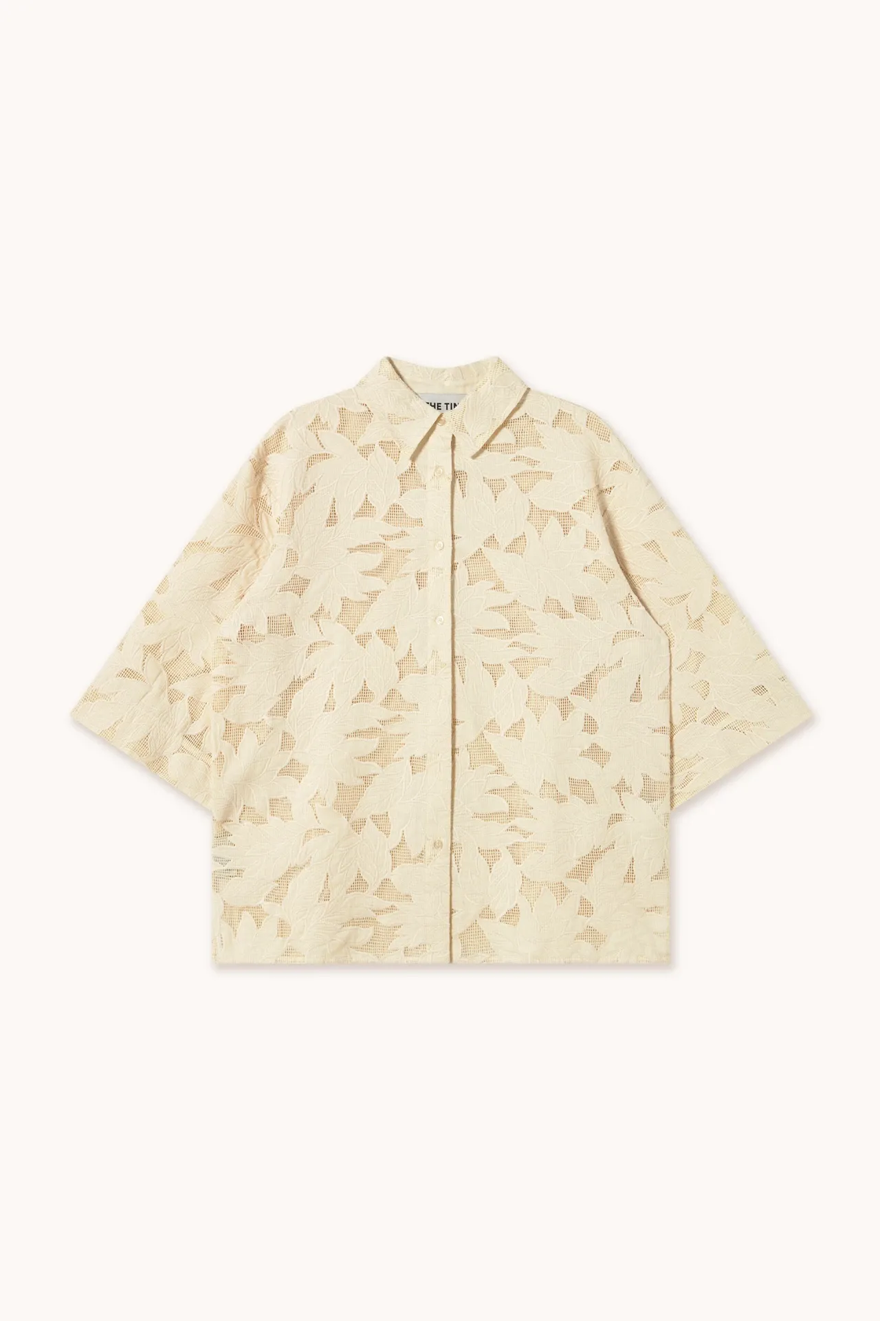 Tiny Big Sister | Guipure Shirt | Light Cream
