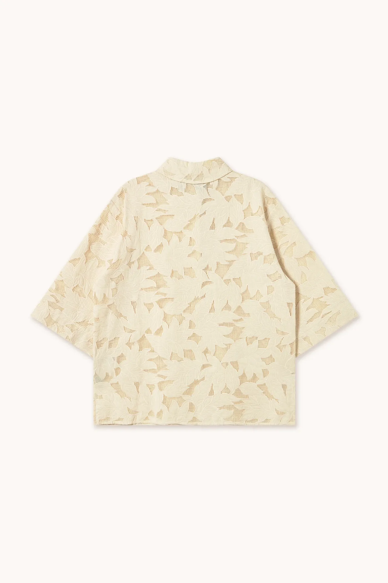 Tiny Big Sister | Guipure Shirt | Light Cream