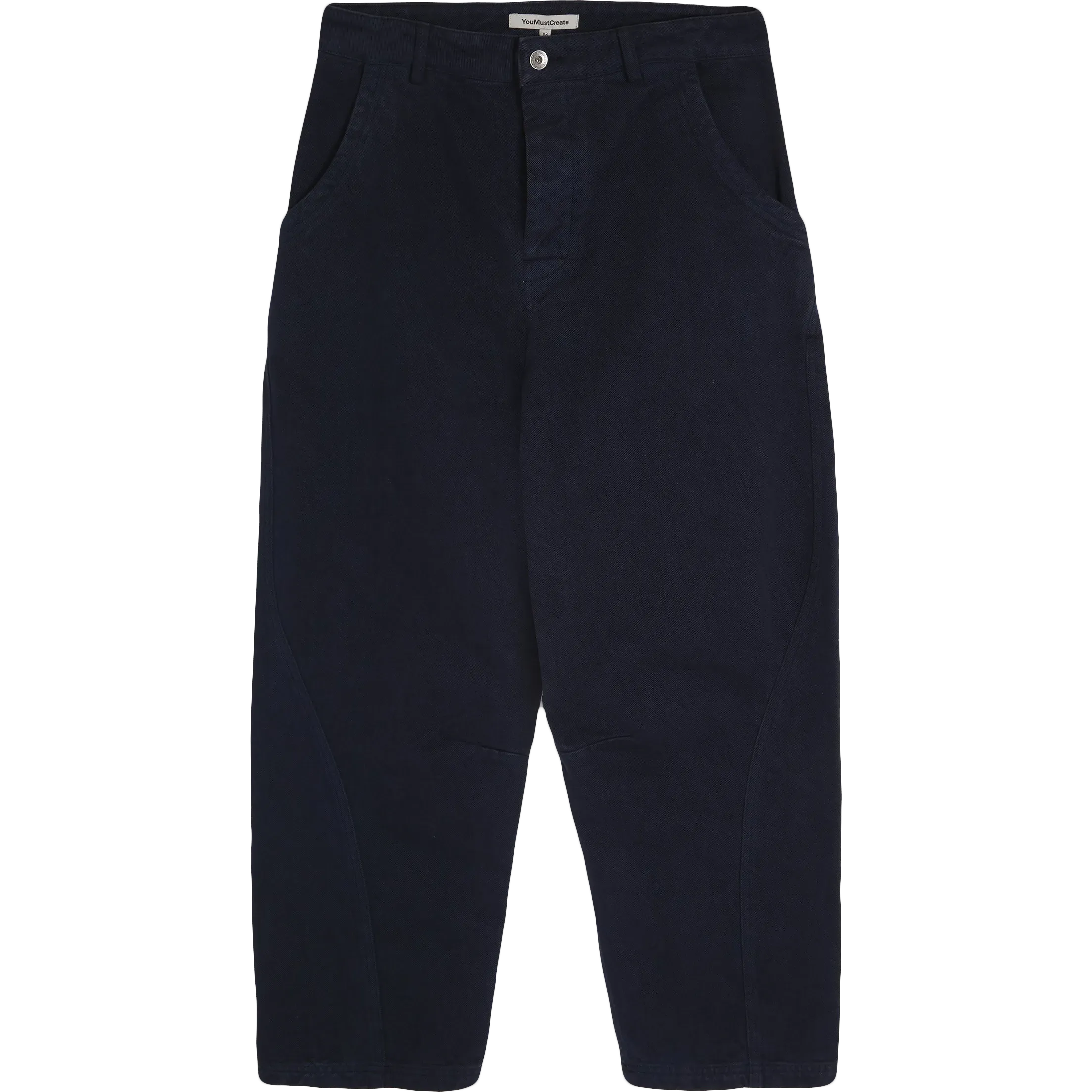 Twisted Seam Trouser - Navy