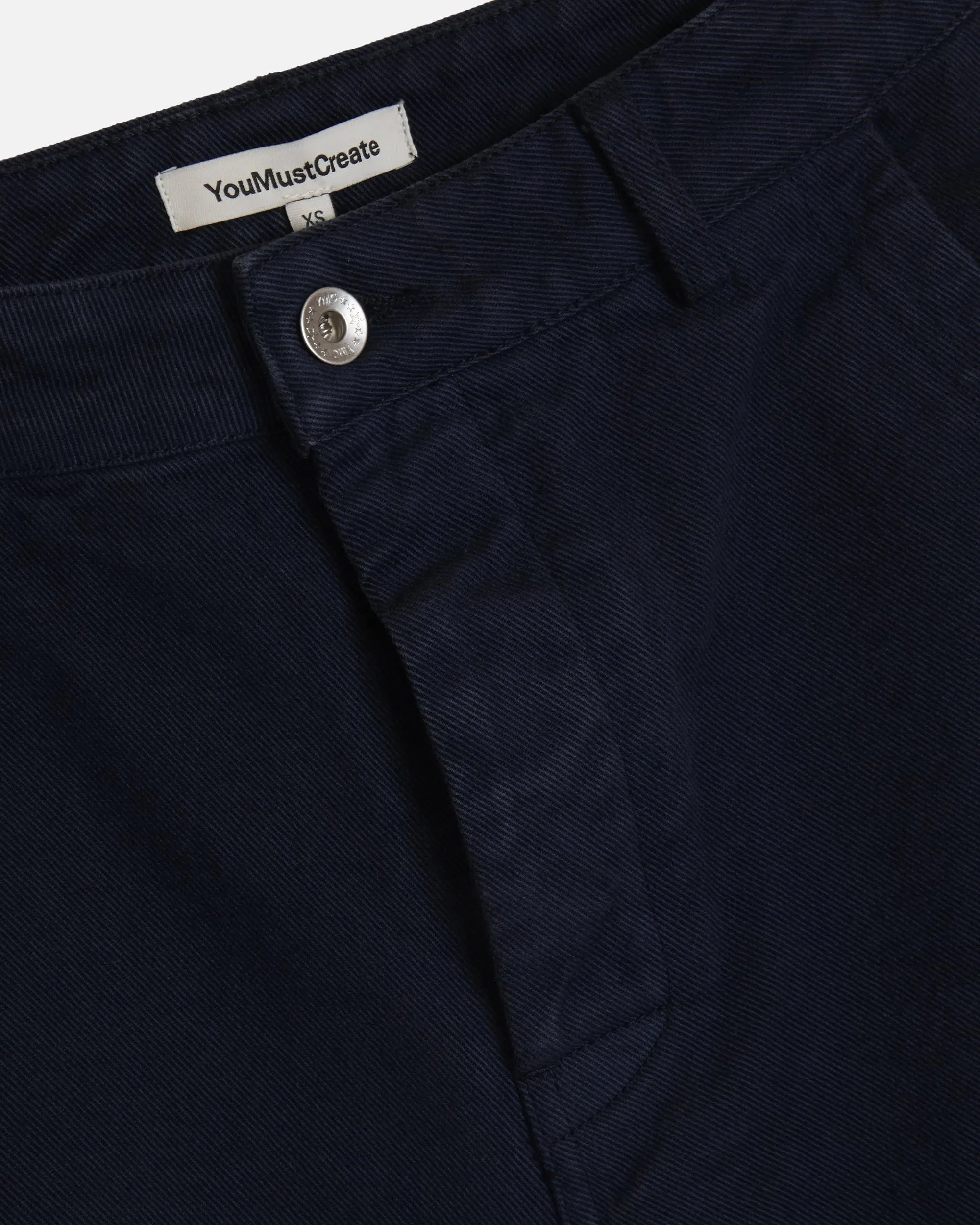 Twisted Seam Trouser - Navy