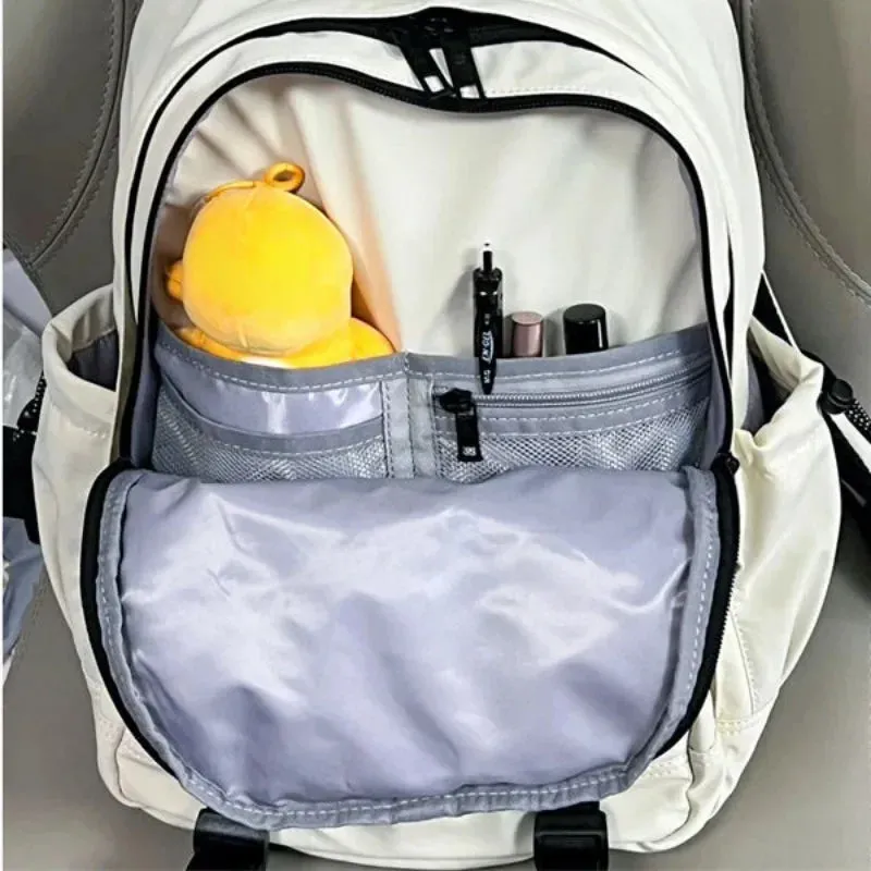 UAKISS  -  Sweet Girls Japanese Ins Casual Trendy Backpacks Korean Chic Women Streetwear Students Rucksacks Preppy High-capacity Schoolbags