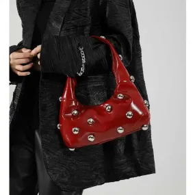 Vvsha Korean Handheld Rivet Decoration Design Bag Light Luxury Personalized Crossbody Bag Fashion One Shoulder Underarm Bag For Women