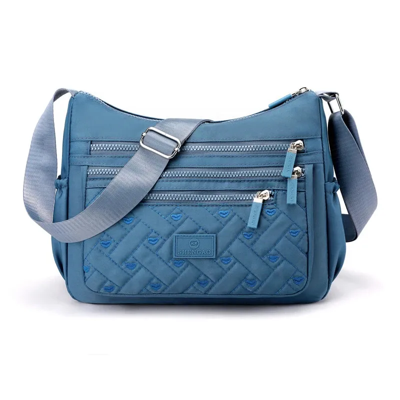 Waterproof Crossbody Shoulder Bag for Women - Ladies Messenger Handbag