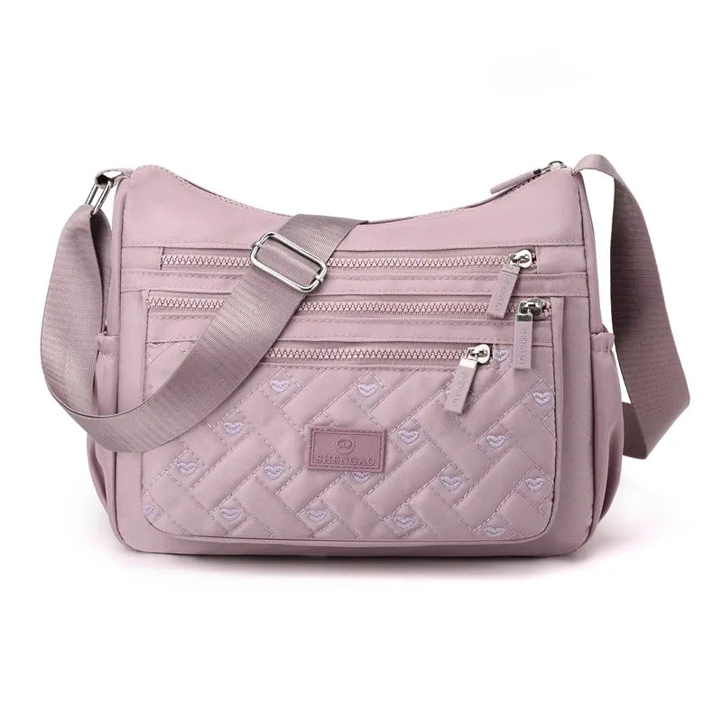 Waterproof Crossbody Shoulder Bag for Women - Ladies Messenger Handbag