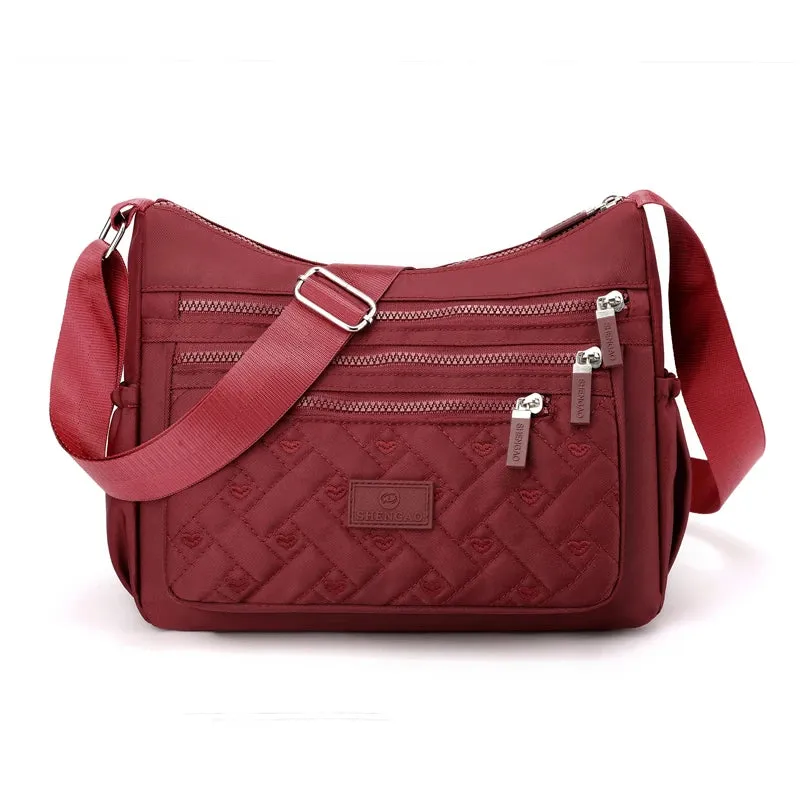 Waterproof Crossbody Shoulder Bag for Women - Ladies Messenger Handbag