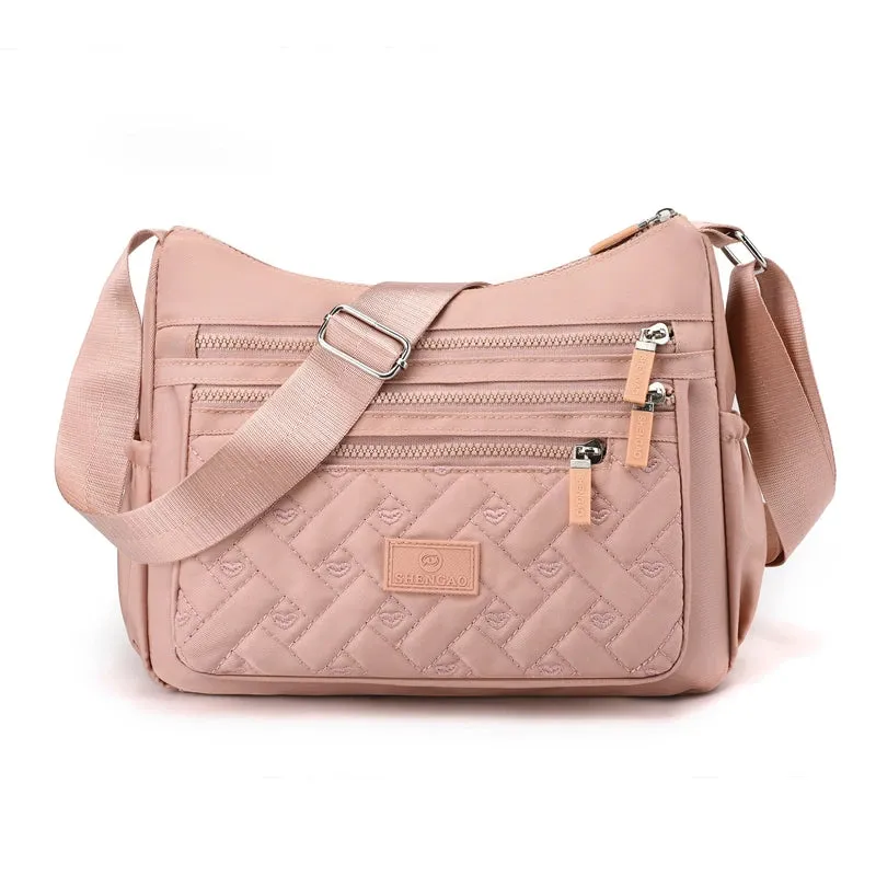 Waterproof Crossbody Shoulder Bag for Women - Ladies Messenger Handbag
