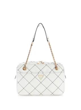 White Multi Cessily Shoulder Bag
