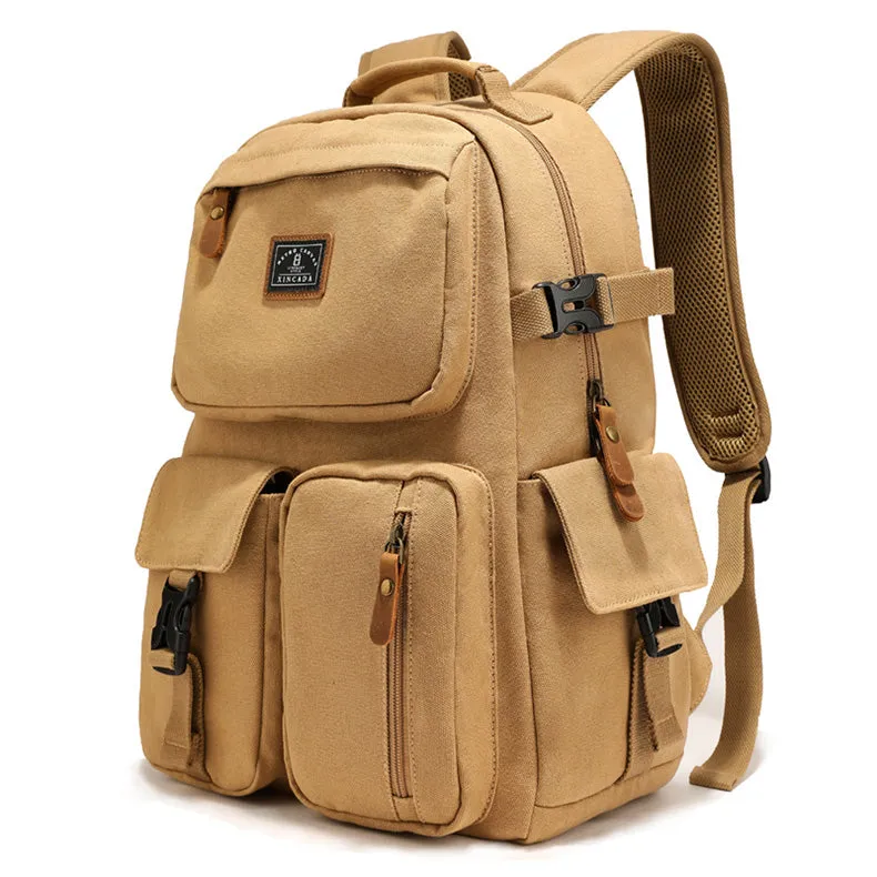 Womens Canvas Travel Backpack Rucksacks Stylish Backpacks For Women